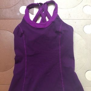Purple Lululemon Top size 4
